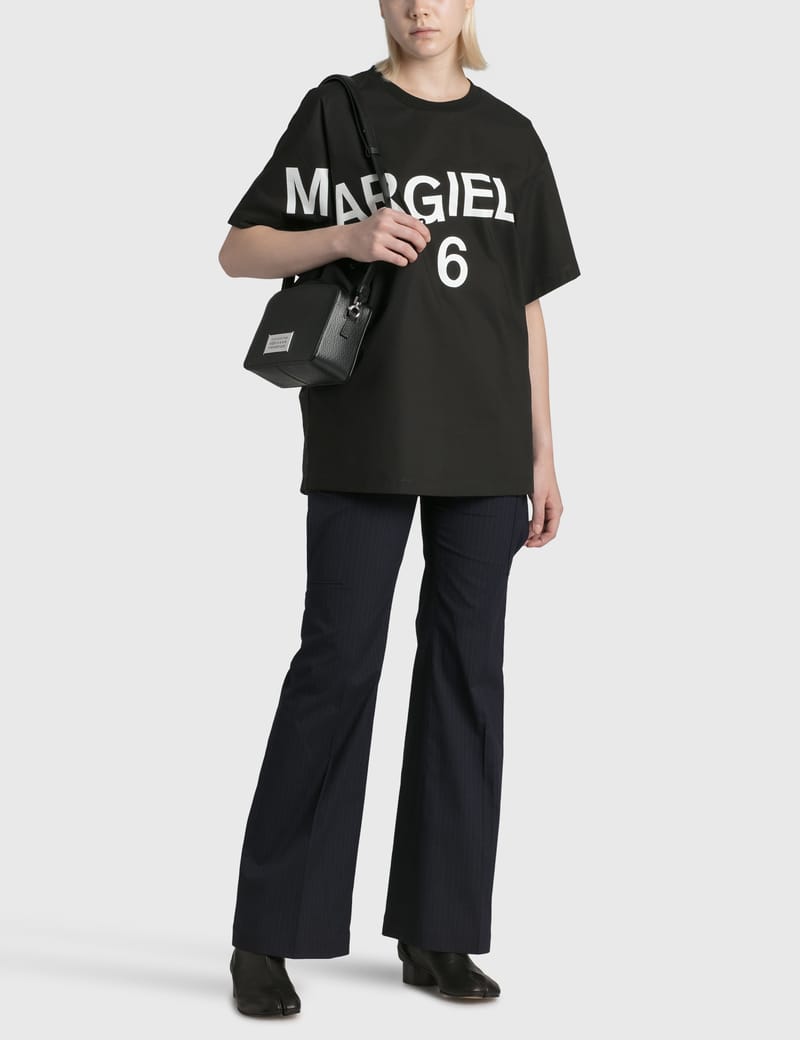 MM6 Maison Margiela - コットンポプリン ロゴTシャツ | HBX - ハイプ ...