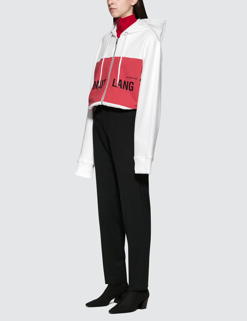 Helmut Lang Campaign PR Panel Zip Hoodie HBX Globally