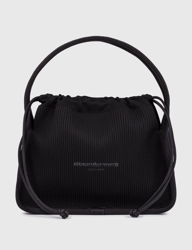 2022年最新春物 ALEXANDER WANG RYAN リブニット スモールバッグ