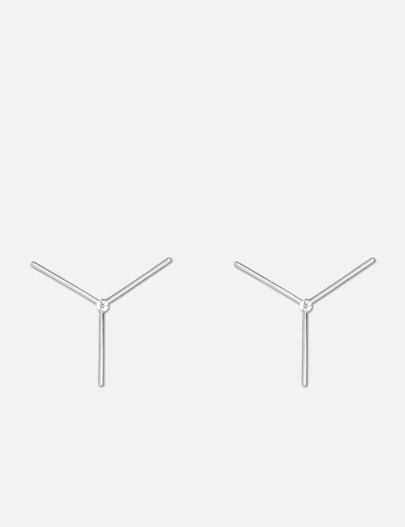 Y/PROJECT - MAXI Y EARRINGS | HBX - Globally Curated Fashion