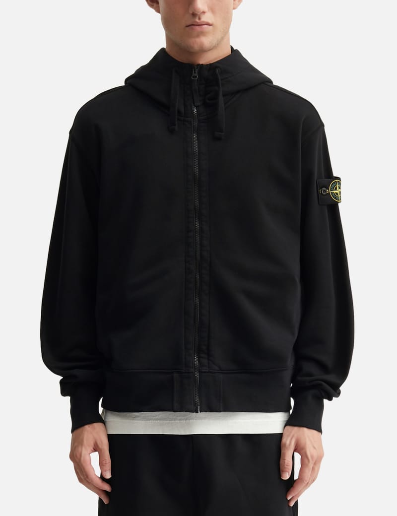 Stone Island - Garment Dyed Zip Hoodie | HBX