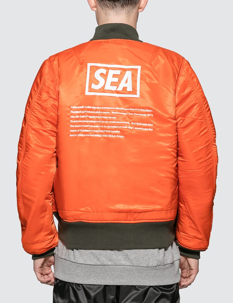Wind And Sea - Reversible MA-1 Jacket | HBX - HYPEBEAST 為您搜羅