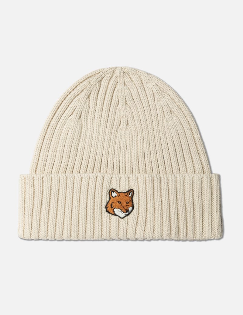 Maison Kitsuné - Bold Fox Head Patch 6P Cap | HBX