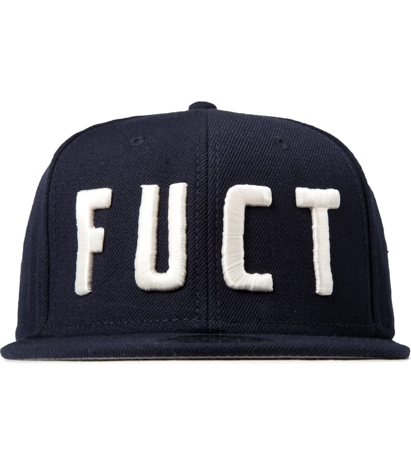 FUCT SSDD - Navy FUCT Logo Cap | HBX