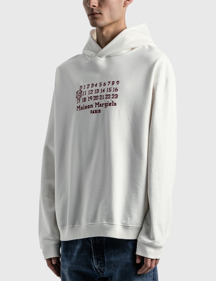 Maison Margiela - Numbers Logo Embroidered Hoodie | HBX - Globally ...
