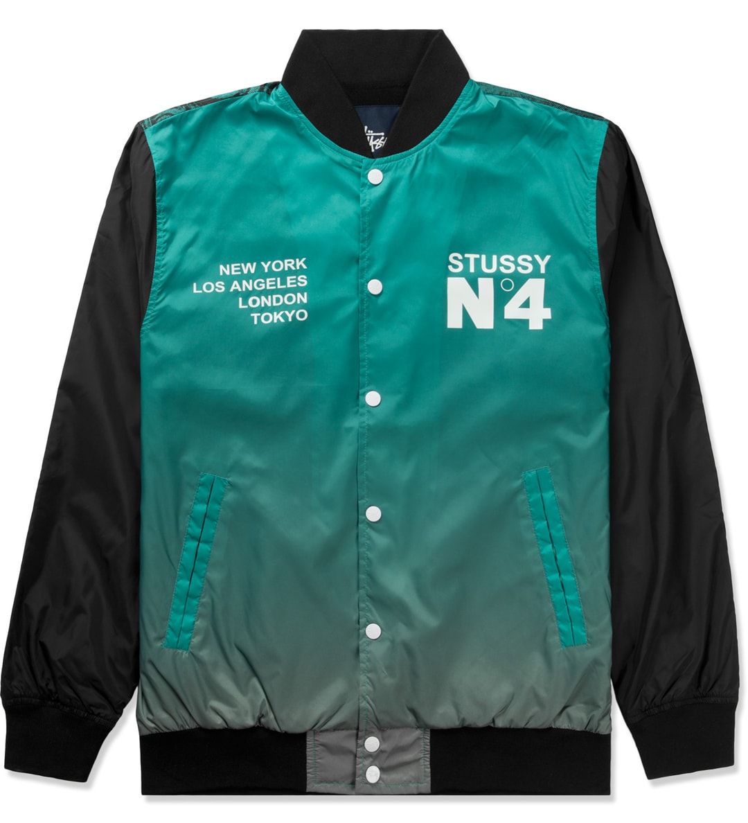 Stüssy - Teal Venus Varsity Jacket | HBX Stüssy - Teal Venus Varsity Jacket | HBX