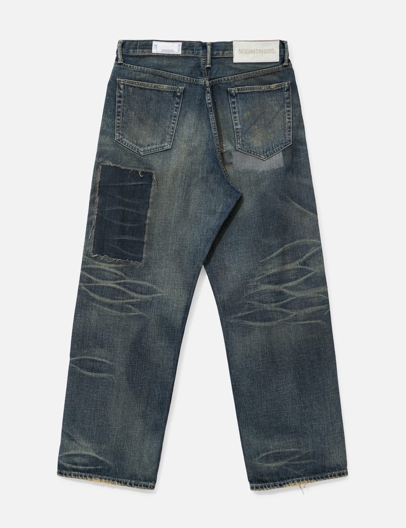 NEIGHBORHOOD Savage Denim DP Wide Pants - 12oz selvedge 靛藍復古寬