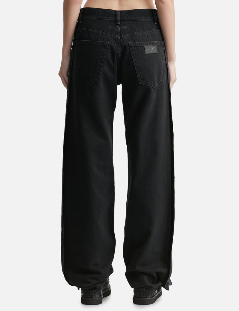 MM6 Maison Margiela Straight-leg Jeans - イタリア製ブラックの