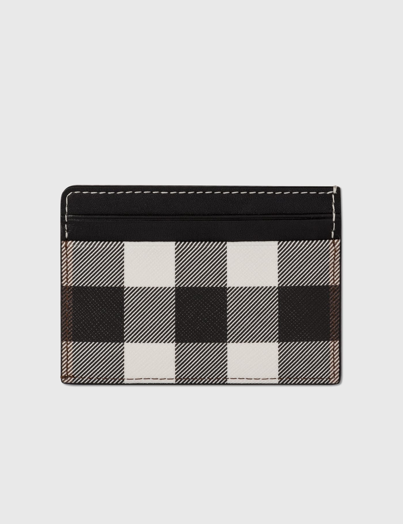 Burberry - Check E-canvas and Leather Card Case | HBX - Globally Curated  Fashion and Lifestyle by Hypebeast