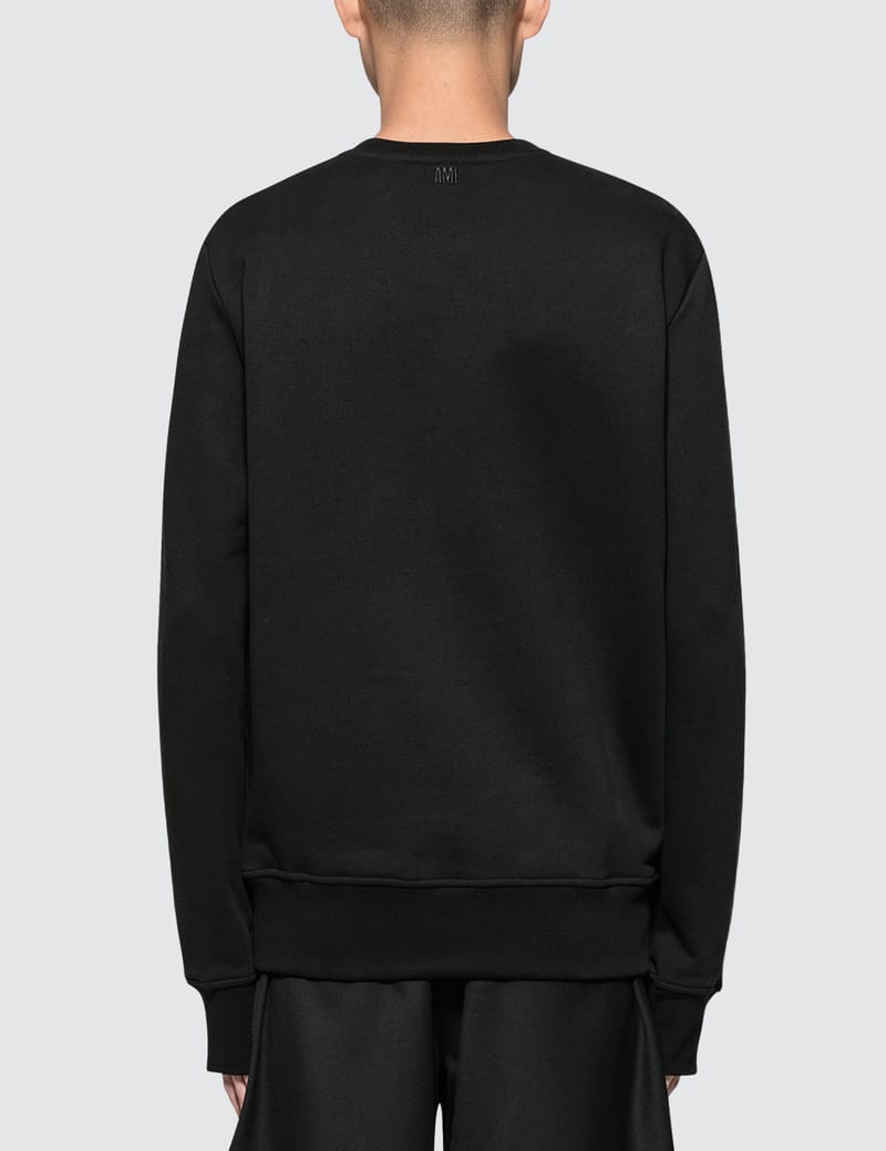 アミ パリス - Big Ami Logo Crewneck Sweatshirt | HBX