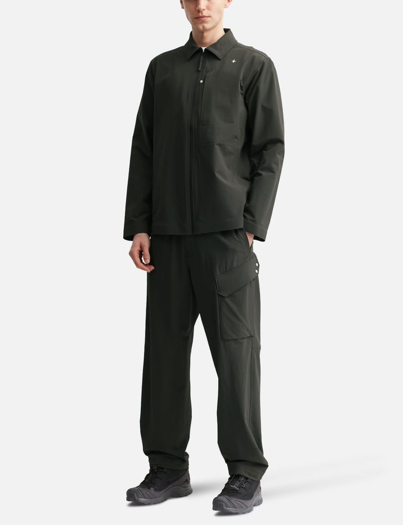 Stone Island Textured Stretch Nylon Stellina Overshirt
