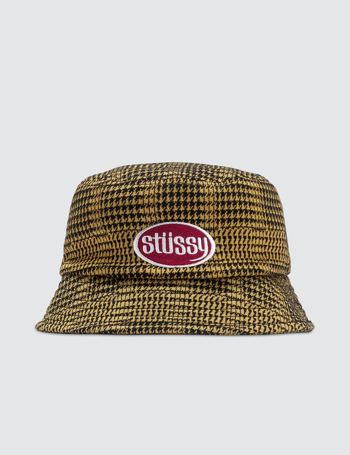 Stüssy Lola Plaid Knit Bucket Hat HBX Globally Curated Fashion