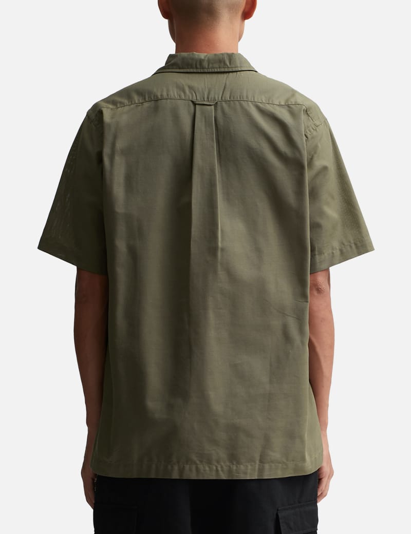 Nanamica - Open Collar Panama Short Sleeve Shirt | HBX