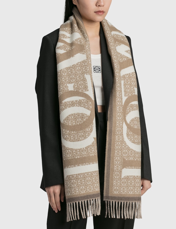 Loewe Love Jacquard Scarf HBX Globally Curated Fashion and