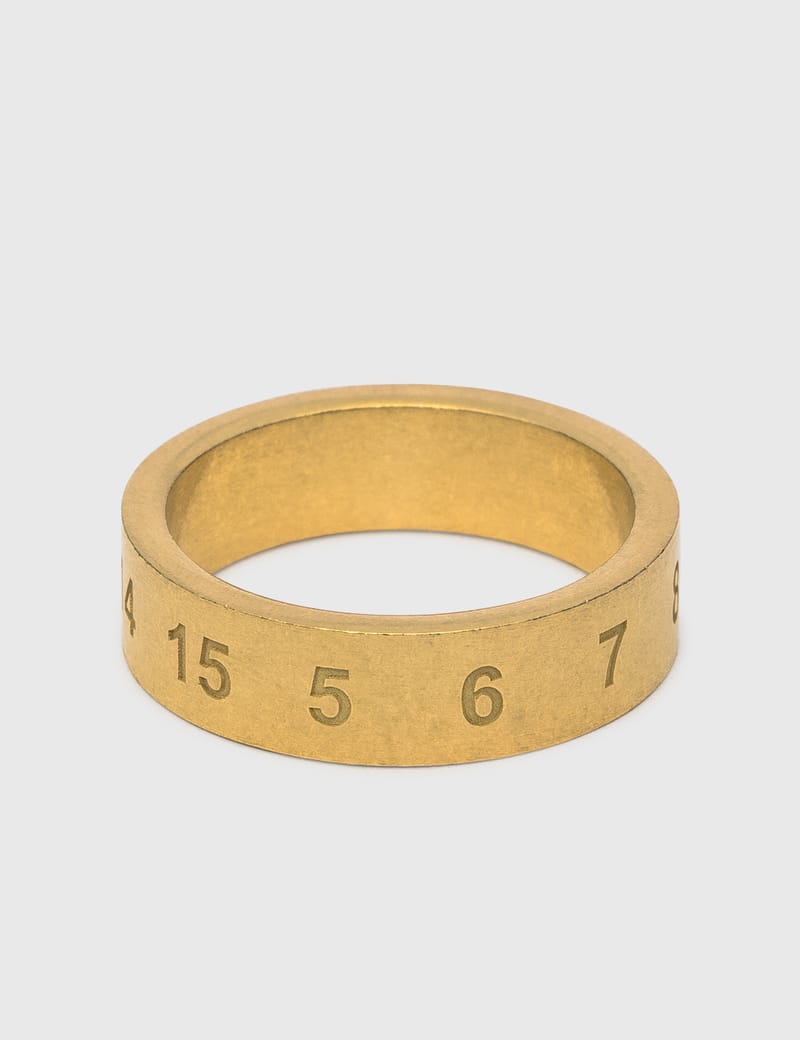 Maison Margiela - Number Logo Ring | HBX - Globally Curated