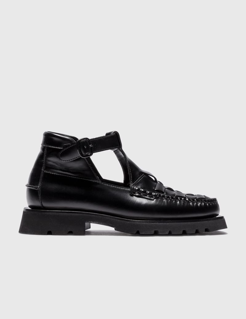 【HEREU】MOCCASIN T-BAR ANKLE BOOT ブーツ Hereu - Aielo Woven Sport Moccasin Boots | HBX