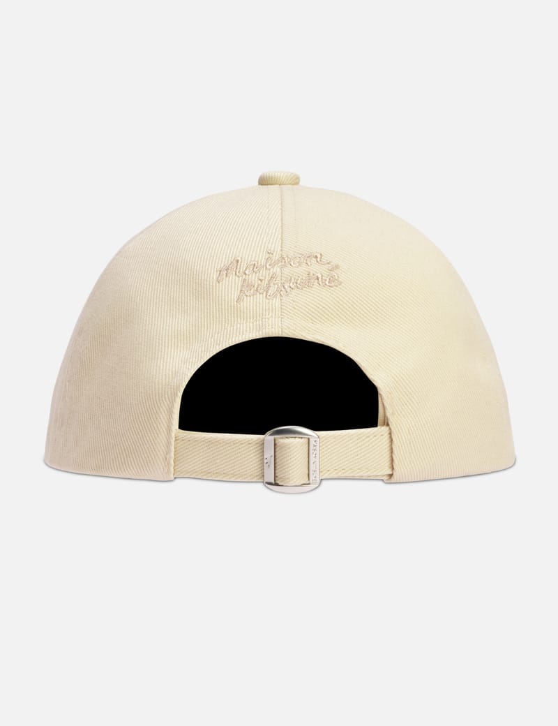 メゾンキツネ - Bold Fox Head Leather Patch 6P Cap | HBX