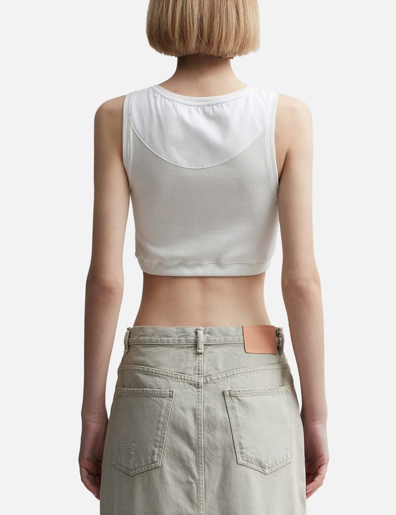 Loewe - CROPPED ANAGRAM TANK TOP | HBX
