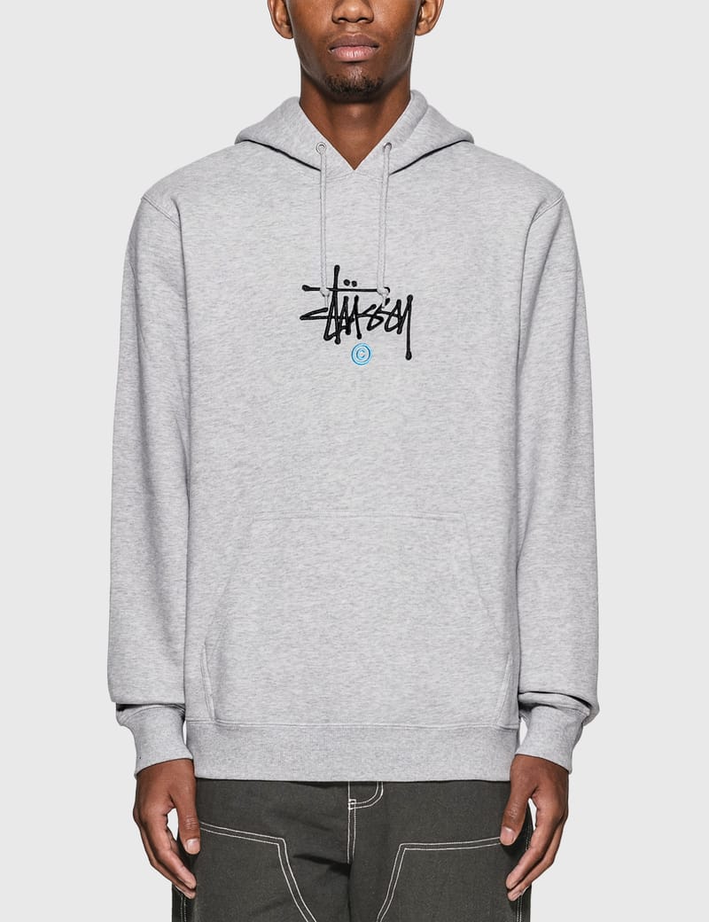 Stussy copyright hoodie discount grey