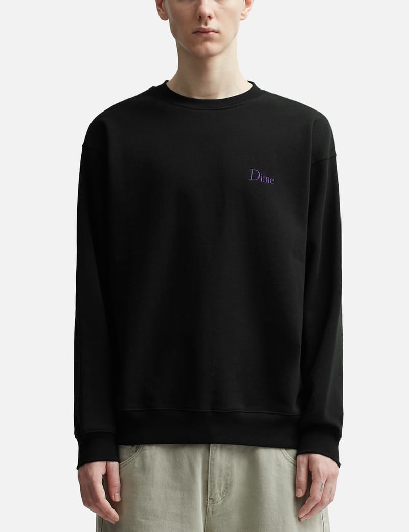 Dime - CLASSIC SMALL LOGO CREWNECK | HBX - Globally Curated