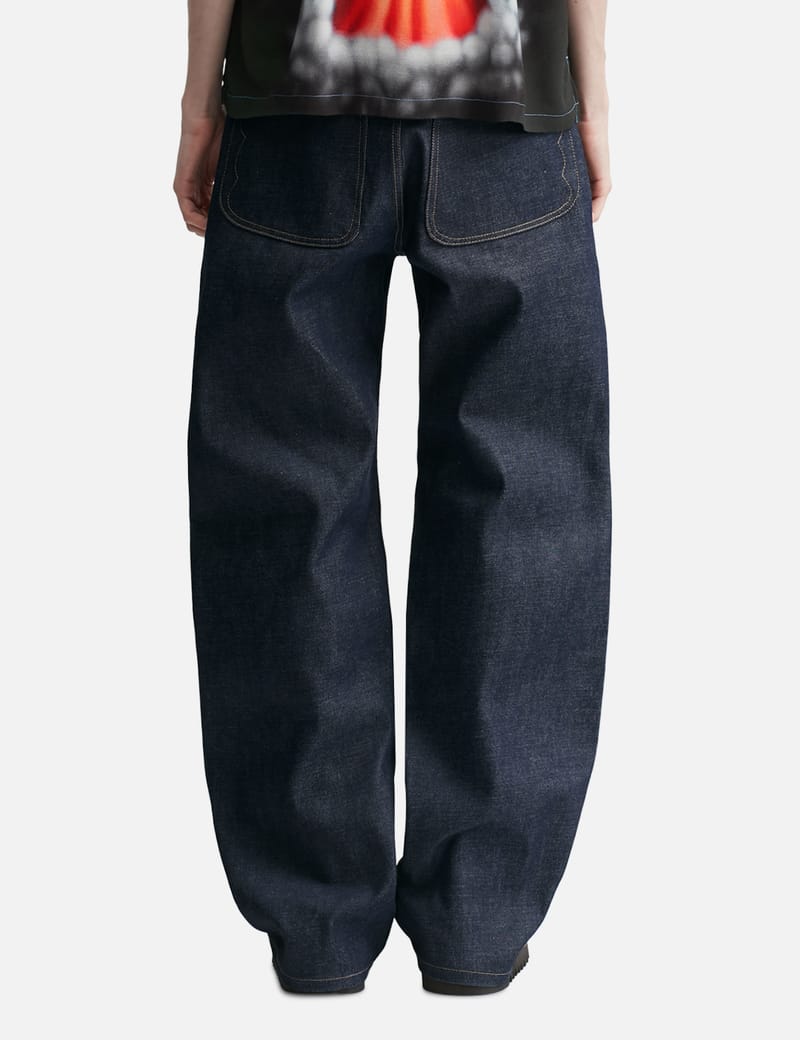 Brain Dead X A.P.C. Type 00 Selvedge Denim Pant - Indigo wide-leg