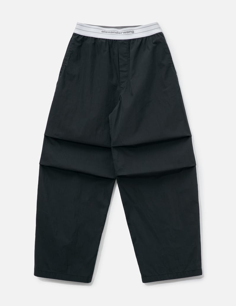 Alexander Wang Pre-Styled Slashed Sweatpant With Denim Waistband