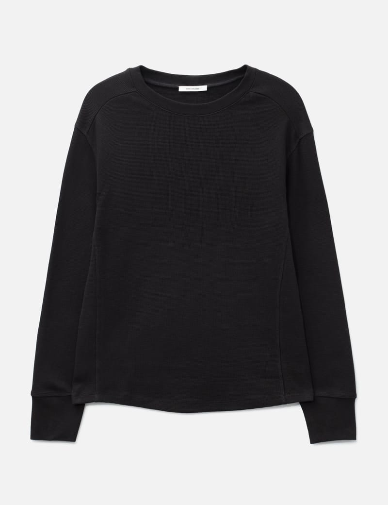 Entire Studios Box Crew Washed Black - Heavyweight organic cotton