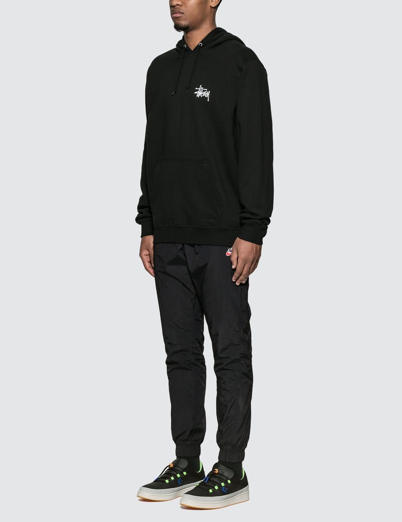 STUSSY BASIC STUSSY HOOD ブラック S Basic Stüssy Zip Hoodie Pigment Dyed – Black/Black | Tee & Sweats
