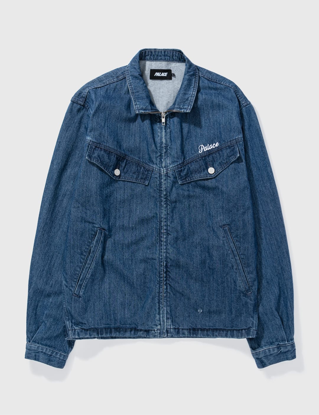 Palace Skateboards - PALACE SKATEBOARDS DENIM ZIP UP JACKET | HBX -  Globally Curated Fashion and Lifestyle by Hypebeast