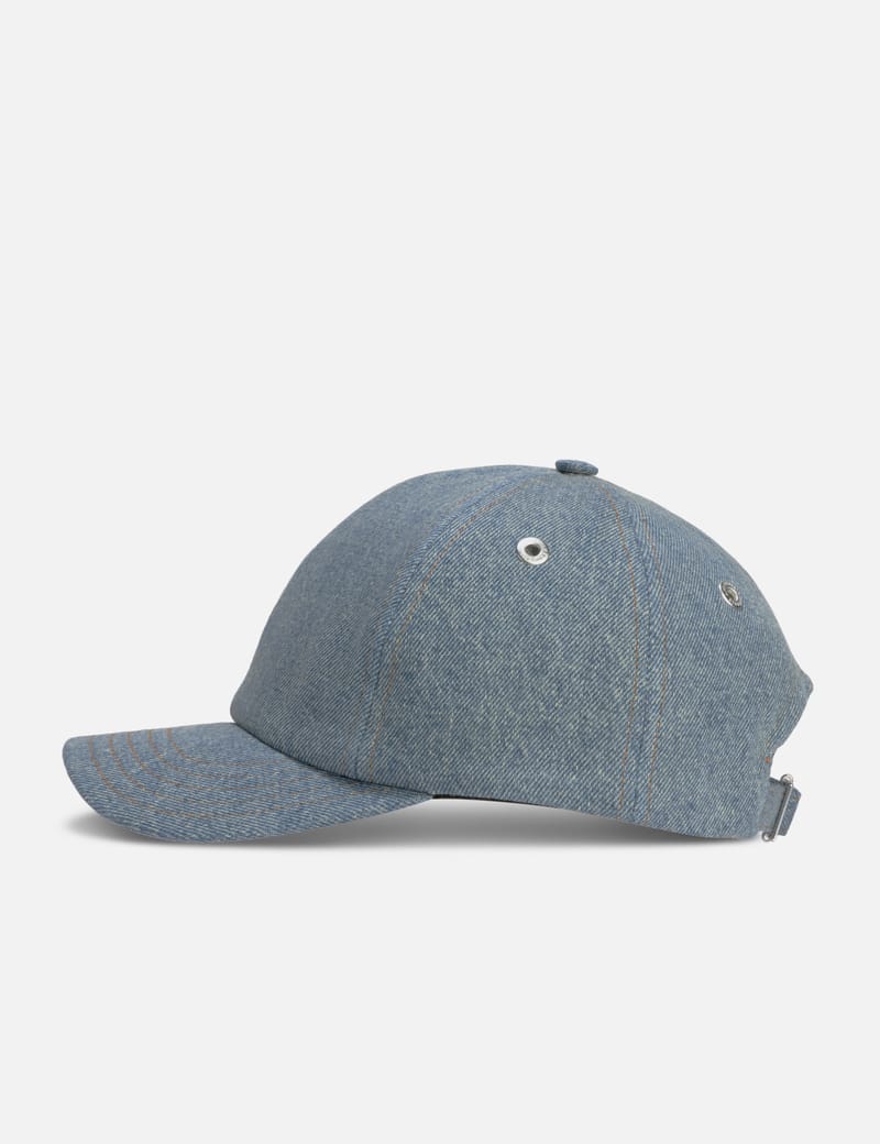 Ami Denim Ami De Coeur Embroidery Cap - イタリア製デニムキャップ