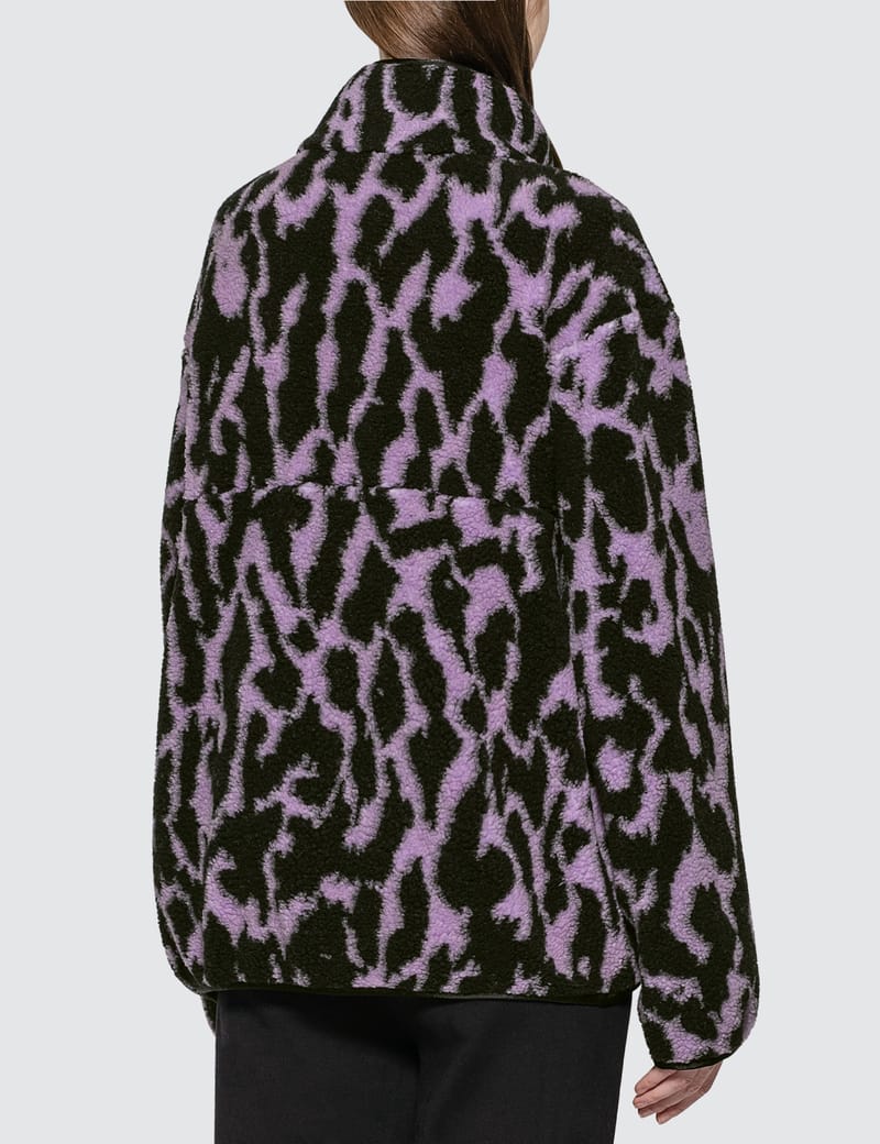 Ashley Williams - Juju Animal Print Fleece Pullover Jacket | HBX