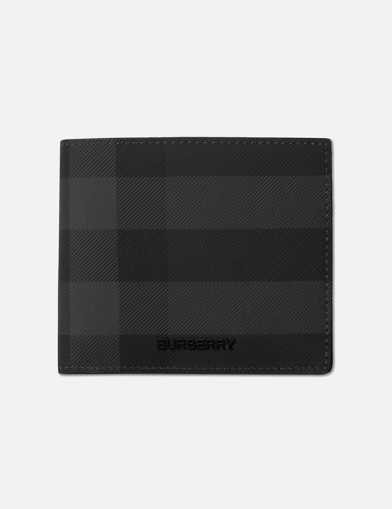Burberry - Check and Leather Bifold Wallet | HBX - Globally