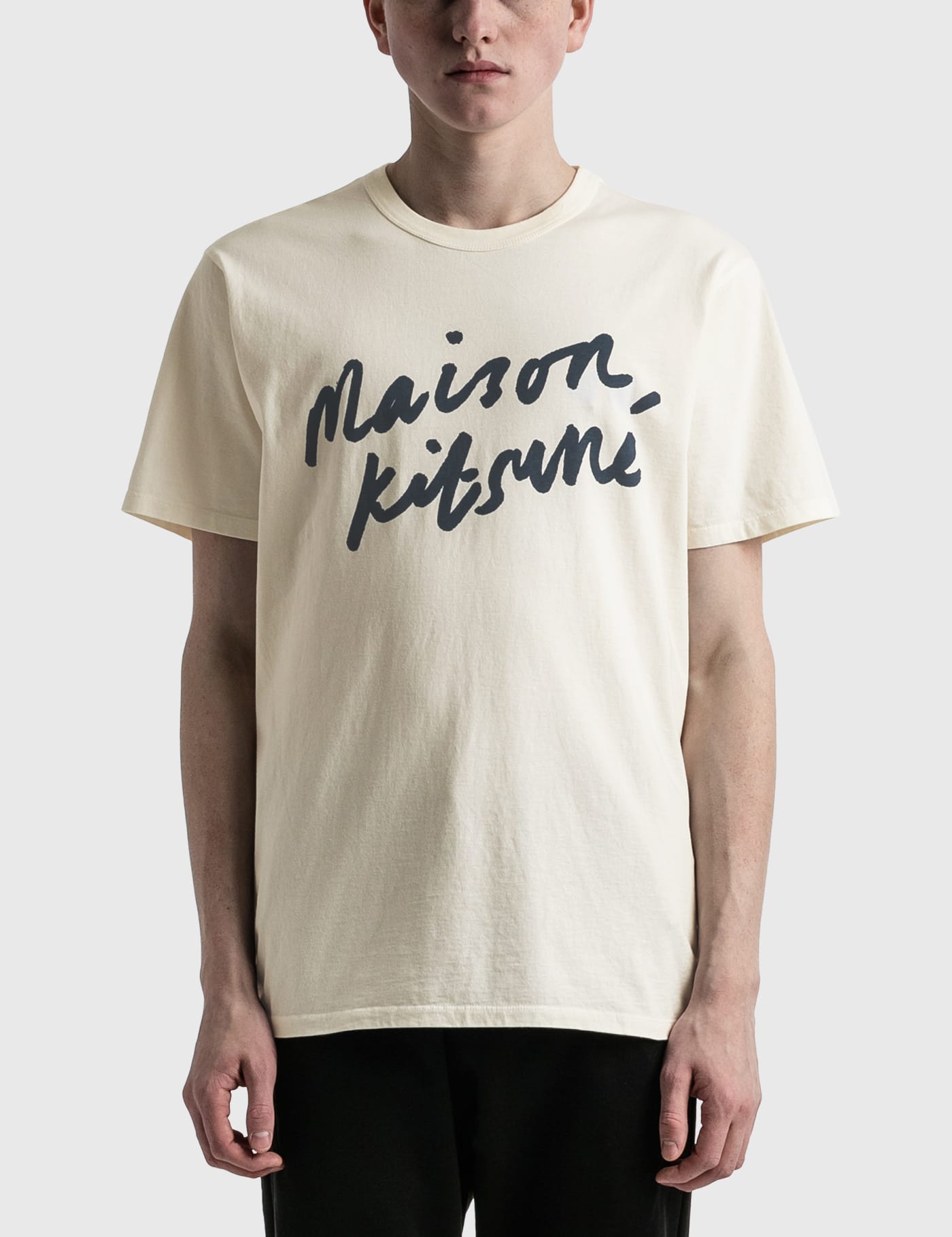 Maison Kitsuné - Handwriting Classic T-shirt | HBX - Globally 