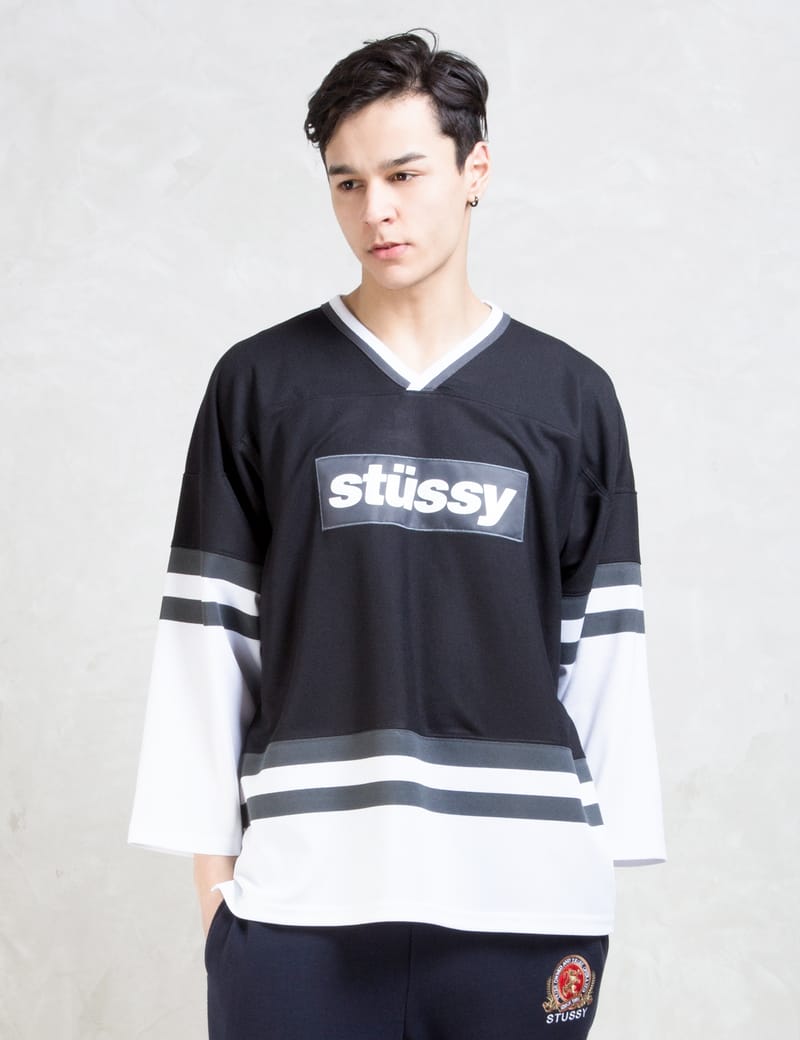 Stüssy - Block 3/4 Hockey Jersey | HBX