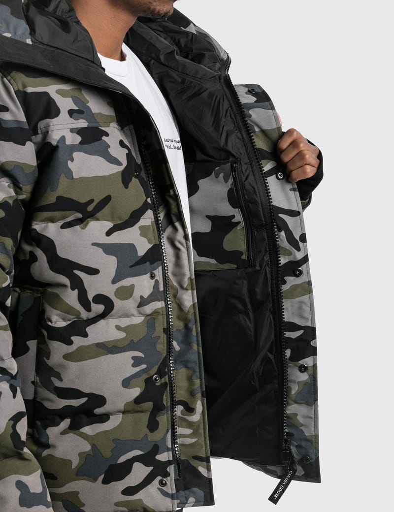 Canada goose sales macmillan grey camo