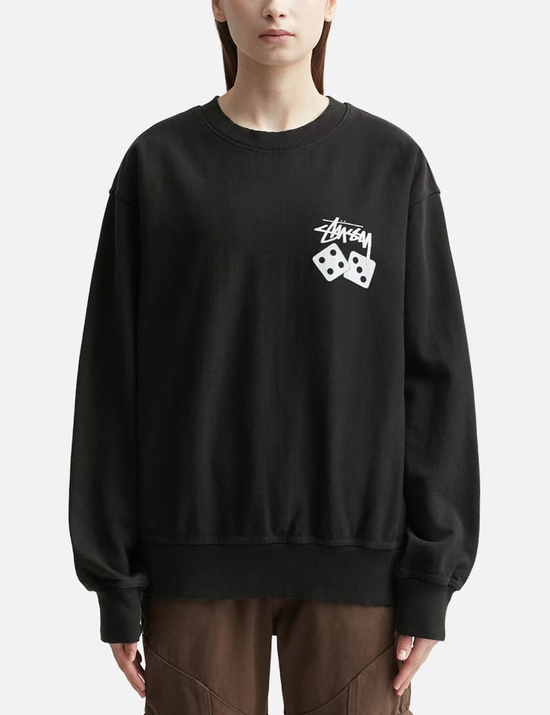 Stüssy - DICE PIGMENT DYED CREW | HBX - Globally Curated Fashion