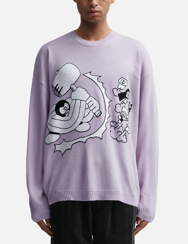 Brain Dead - HAMMER SWEATER | HBX - Globally Curated Fashion Brain Dead - HAMMER SWEATER | HBX - Globally Curated Fashion
