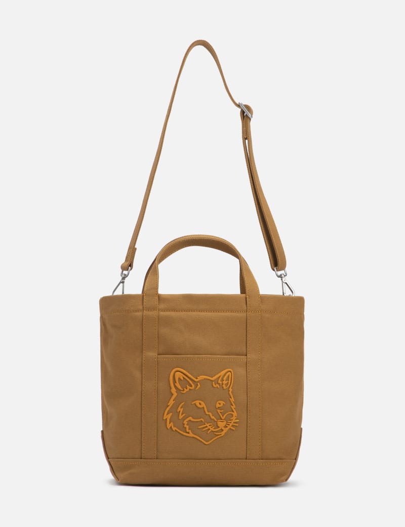 Maison Kitsuné - Bold Fox Head Mini Tote Bag | HBX - Globally