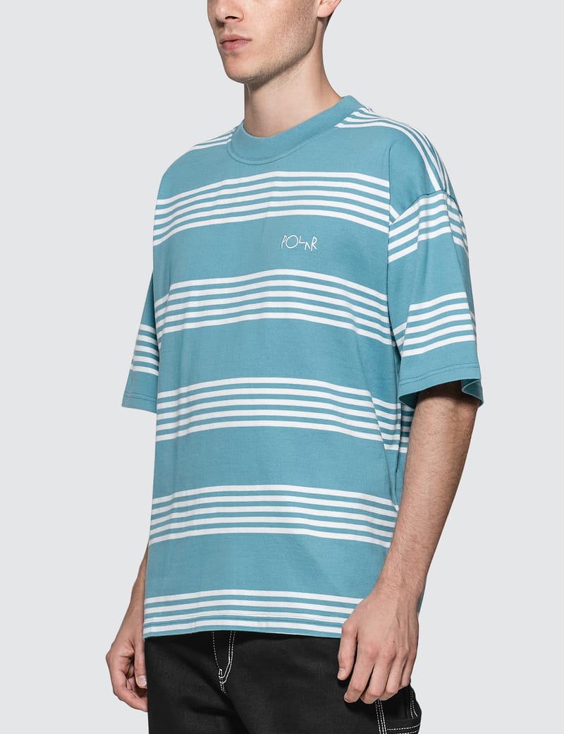 Polar Skate Co. Striped Surf T shirt HBX Globally Curated