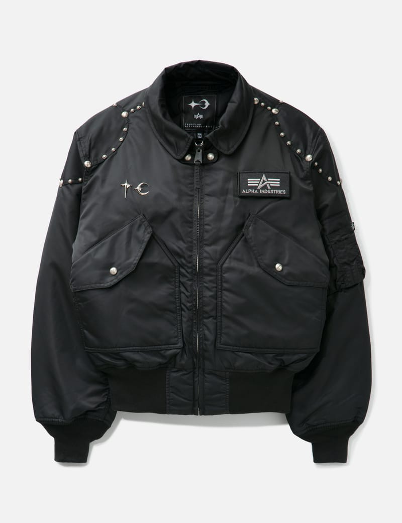 サグクラブ - TC Leather Puffer Jacket | HBX