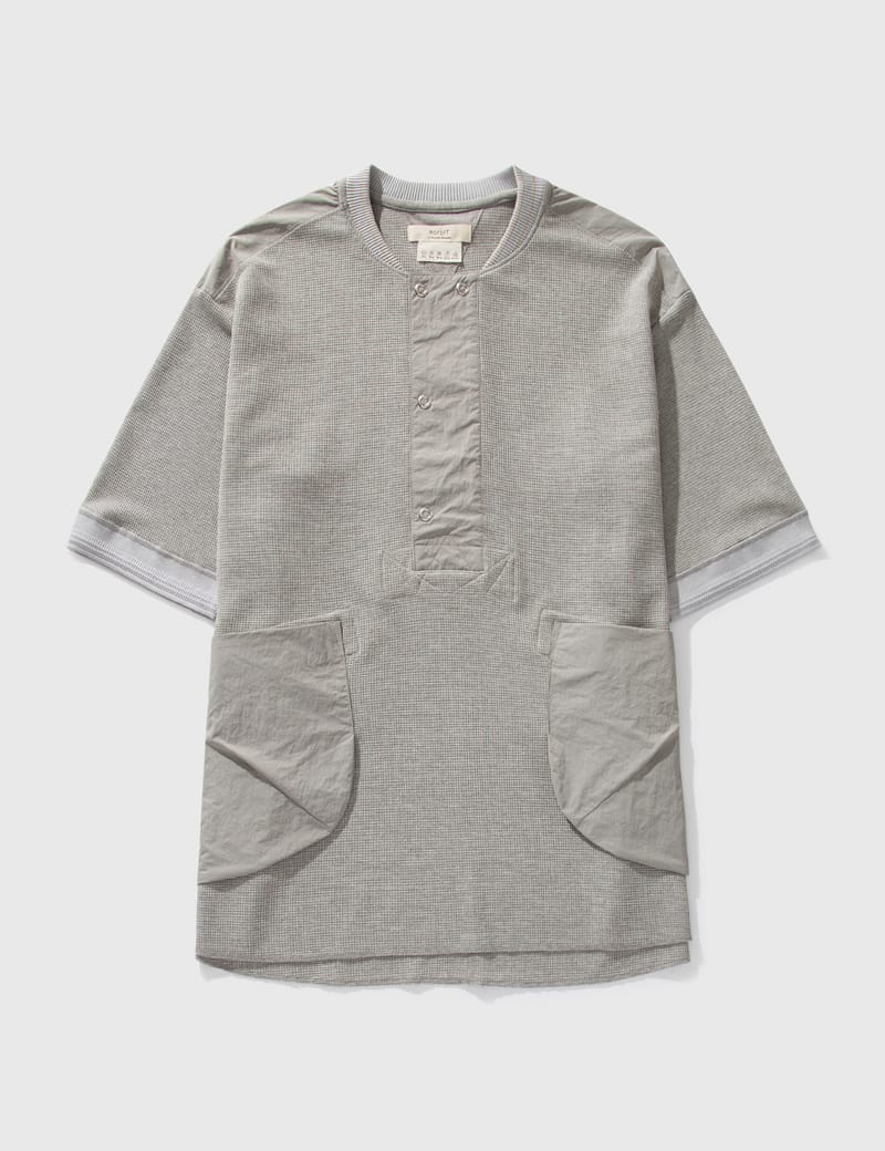 norbit by Hiroshi Nozawa - Waffle Henry Neck Pocket T-Shirt | HBX