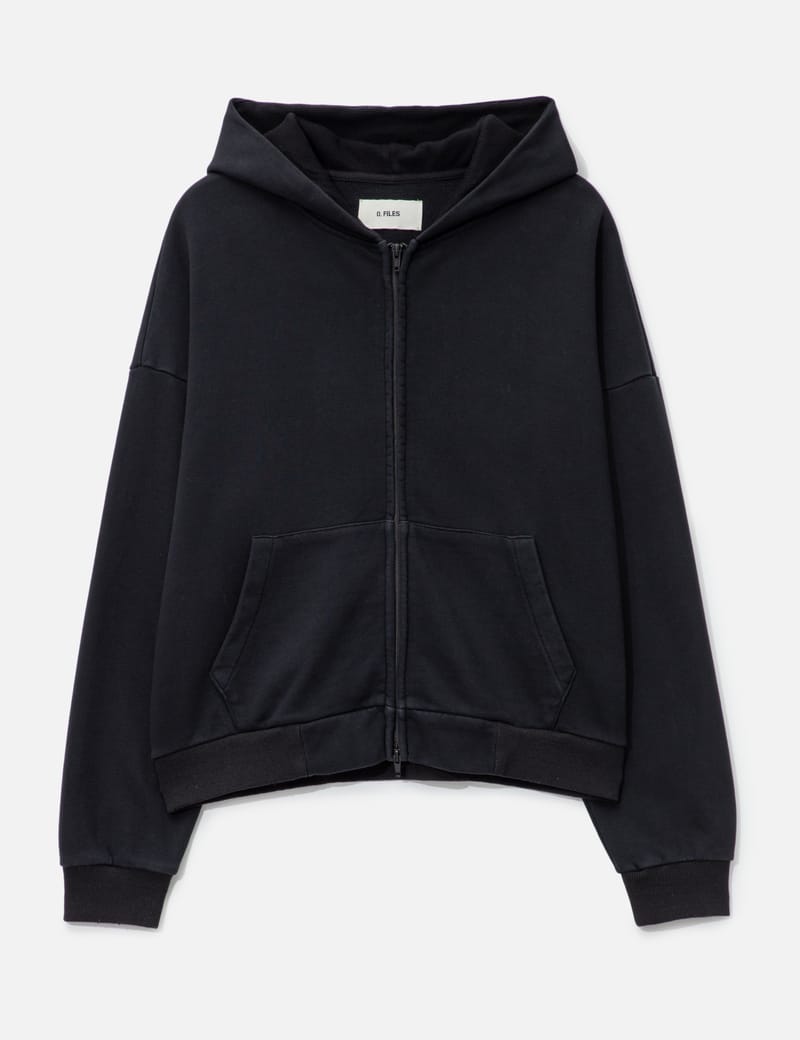 【WV PROJECT】23FW★ Mold Hood Zip-up FW23-WORKERS-ZIP-HOODIE-BLACK-
