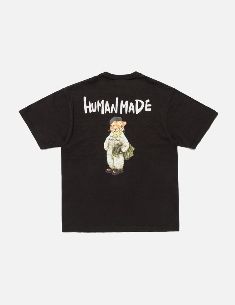 Human Made Printed S/S Sweatshirt Navy | SOMEWHERE®