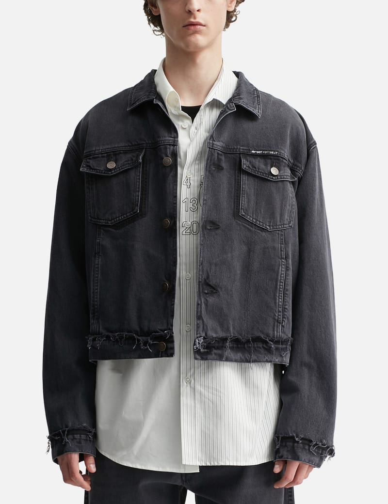 Maison Margiela - Denim Collarless Jacket | HBX