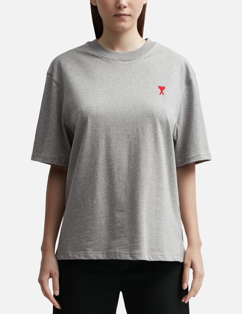 Black Ami De Coeur Boxy Fit Hoodie | AMI PARIS