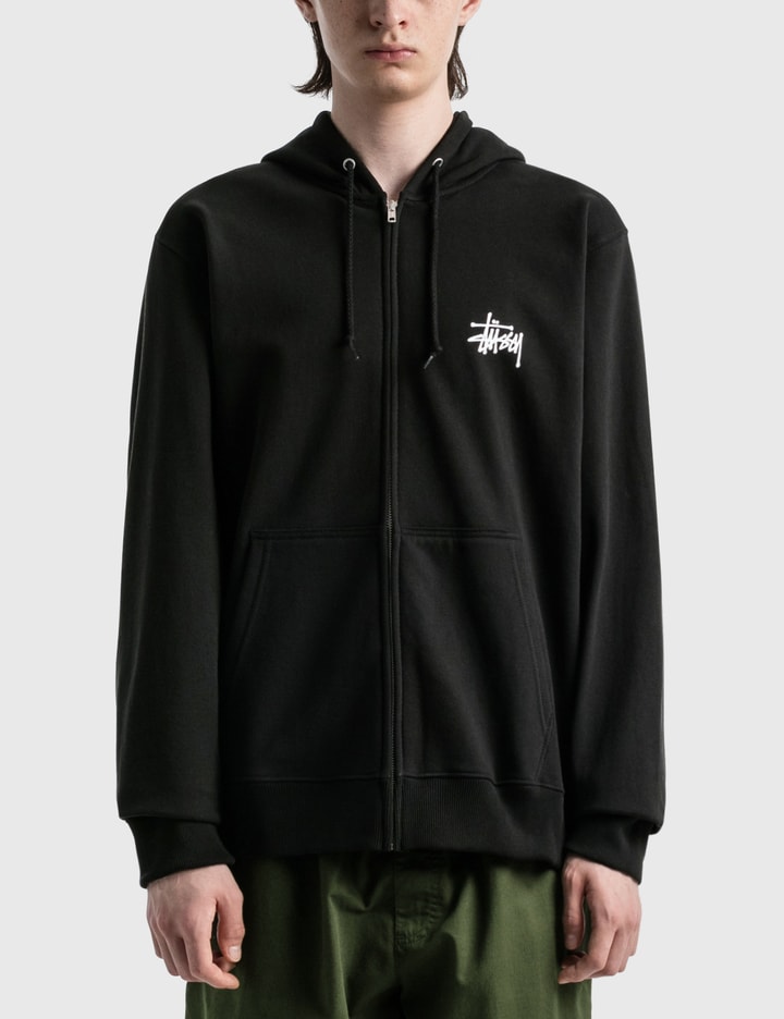 Stüssy - Basic Stussy Zip Hoodie | HBX - Globally Curated Fashion and ...
