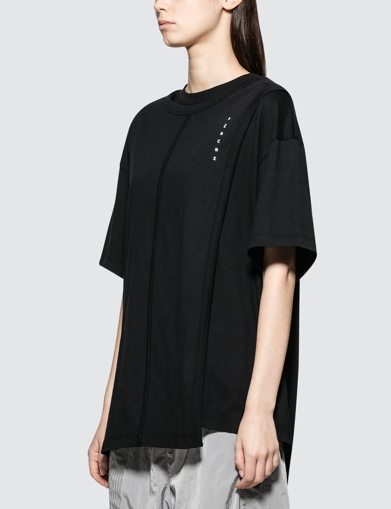 ★AMBUSH★ Layered Crewneck Overfit T-Shirt Beige 1211533132 AMBUSH® - Layered Short Sleeve T-shirt | HBX - Globally