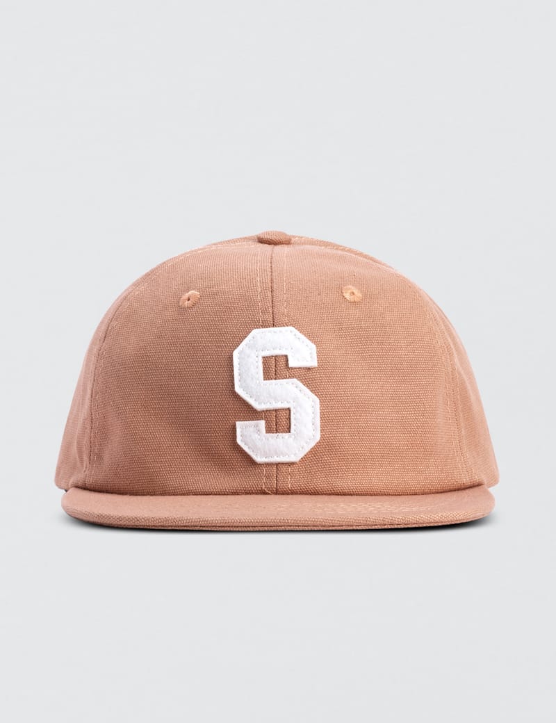 Stüssy - Felt S Canvas Strapback Cap | HBX - Globally