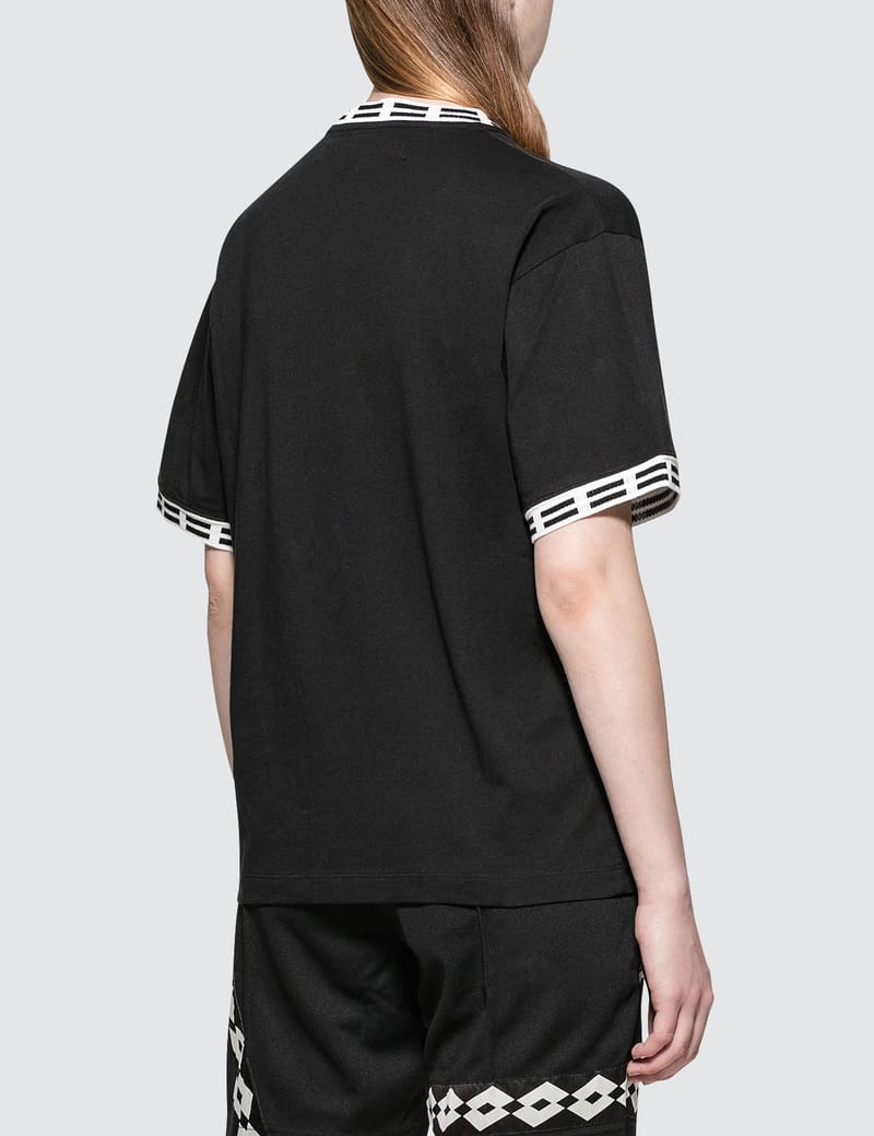 Damir doma カットソー Damir Doma // Black Distressed Zip Pocket T-Shirt – VSP