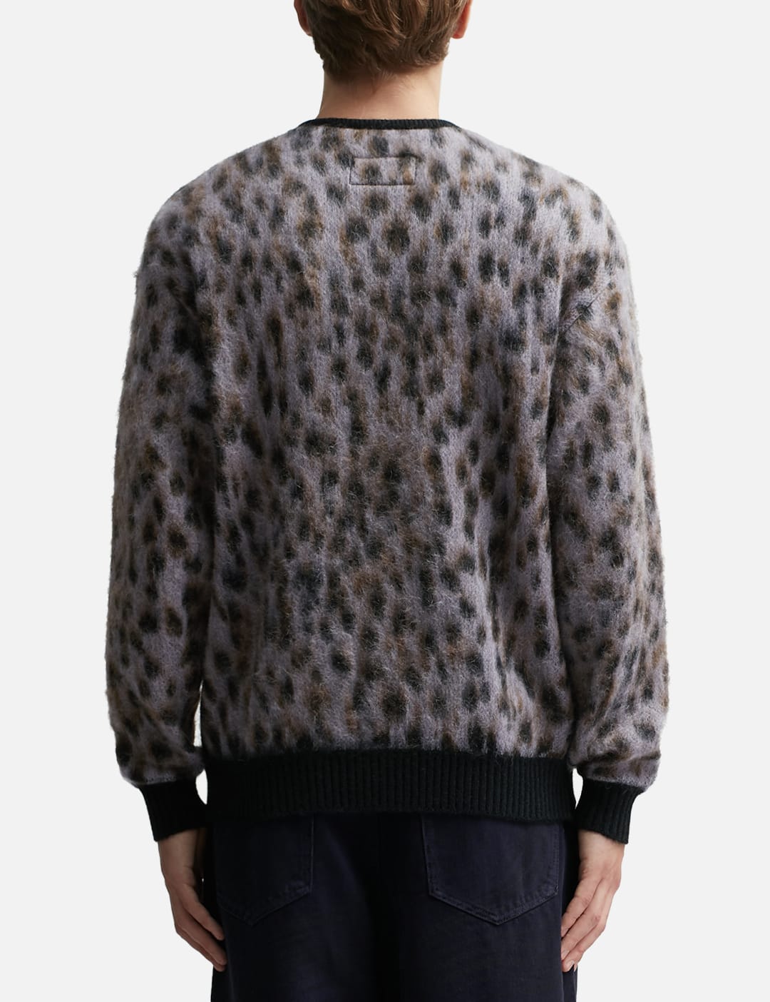 Wacko Maria - Leopard Mohair Cardigan (Type-1) | HBX - Globally ...